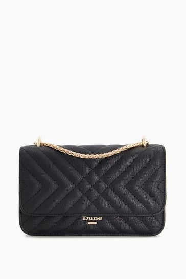 Buy Dune London Edorchie Quilted Black Shoulder Bag from Next USA