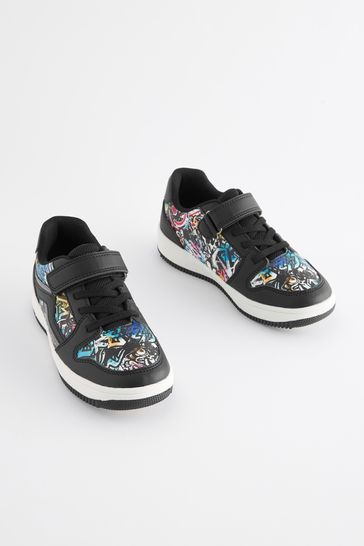 Boys elastic lace trainers online