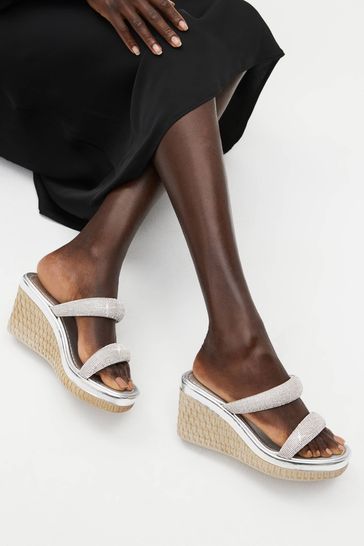 Mule wedges 2025 slip on