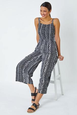 Aztec 2025 print jumpsuit