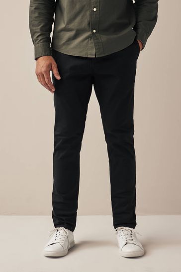 Mens black chinos skinny new arrivals