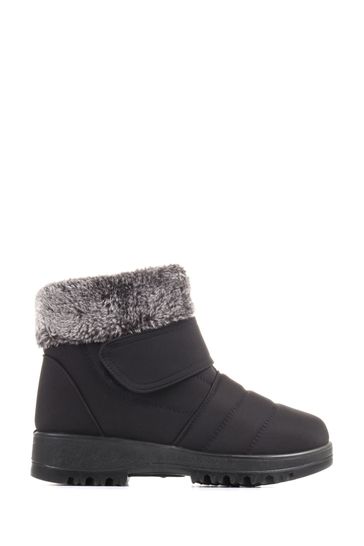 Snow boots hotsell with velcro