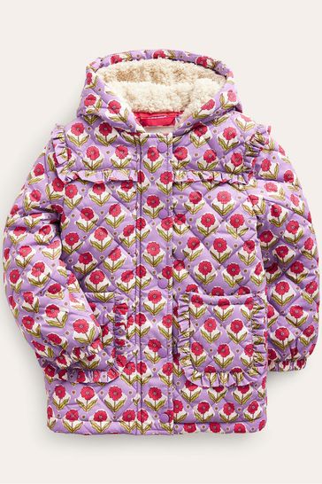 Buy Boden Scallop Quilted Anorak Coat from the Next UK online shop