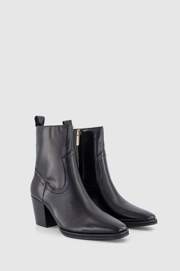 Buy Office Leather Western Ankle Boots from the Laura Ashley
