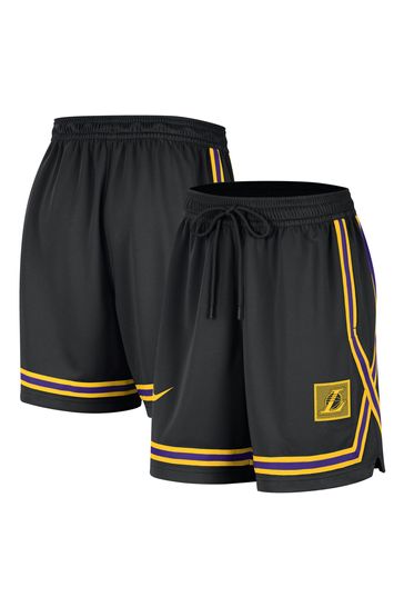 Fanatics NBA Los Angeles Lakers Fly Cross Over Black Shorts