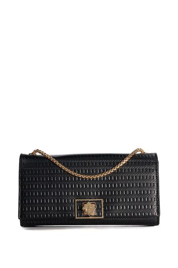 Chain detail turn lock bag outlet