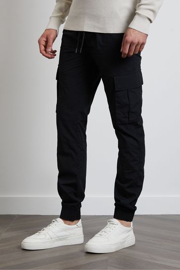 Cuffed cargo trousers sales