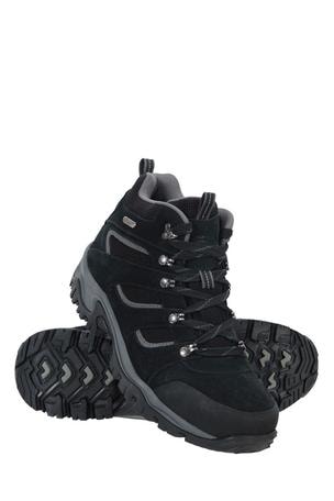 Mens black shop walking boots uk