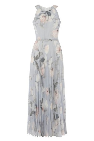 Buy Roman Lace Top Overlay Pleated Midi 
