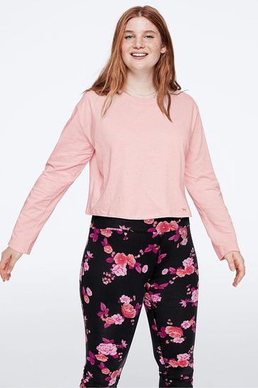 Victoria's Secret PINK Long Sleeve Cropped Tee