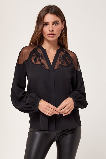 Lipsy Sheer Yoke Shirt from the Next UK 