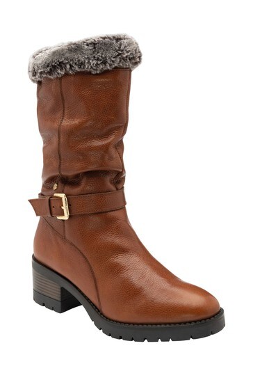 Lotus footwear mid calf boots