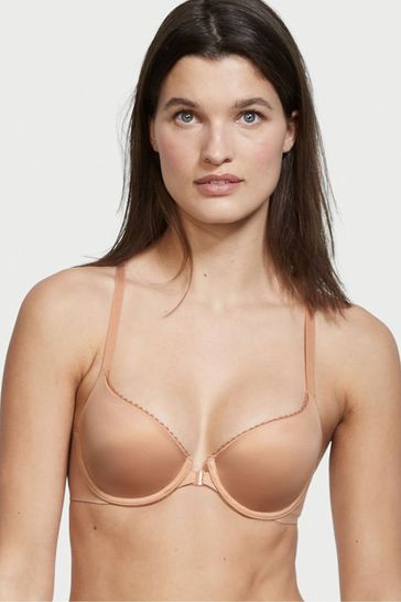 Victoria's Secret Toasted Sugar Nude Smooth Front Fastening Lightly Lined Demi Bra