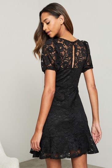 Buy Lipsy Puff Sleeve Mini Tea Dress 