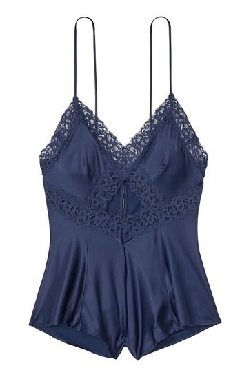 Buy Victoria S Secret Satin Lace Romper Slip From The Victoria S Secret Uk Online Shop