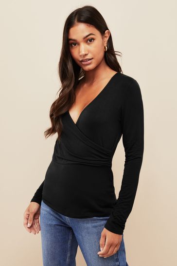 Jersey wrap top from the Next UK ...