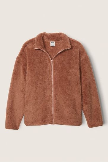 Secret PINK Teddy Full Zip Jacket 