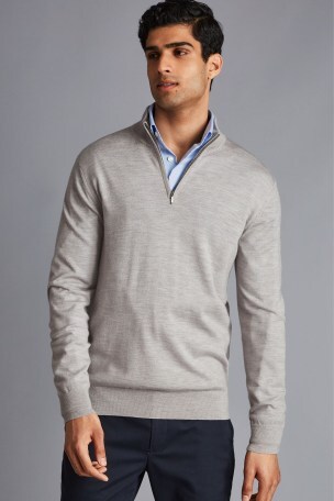 charles tyrwhitt zip jumper