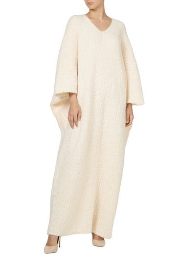 Buy leem Boucle Knit Kaftan Maxi Dress 