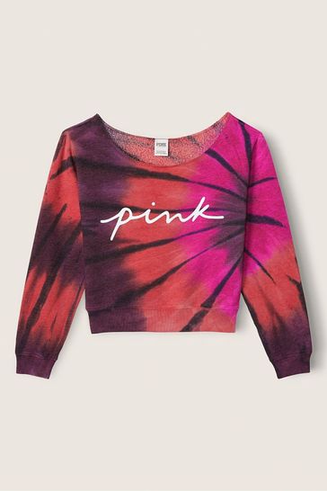 Victoria's Secret PINK Everyday Lounge Off The Shoulder Sweatshirt