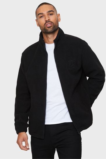 next mens funnel neck coat