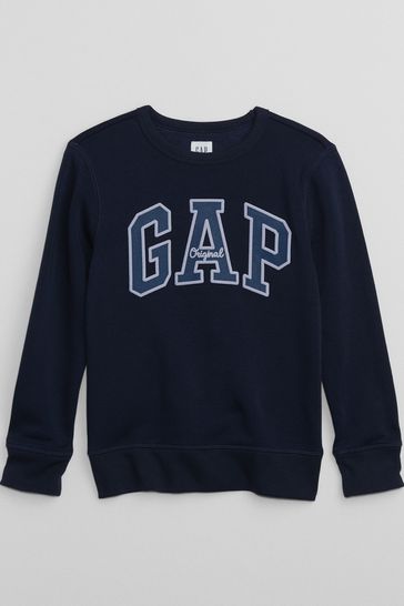 Buy Gap Crew Neck Logo Sweatshirt from the Laura Ashley online shop