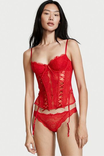 Victoria's Secret Wicked Unlined Lace Up Corset