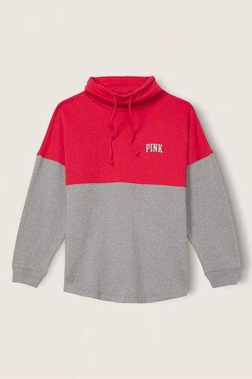 Secret PINK Varsity Cowl T Shirt 