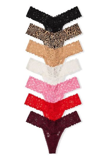 Victoria's Secret Multipack Lace Thong Panties