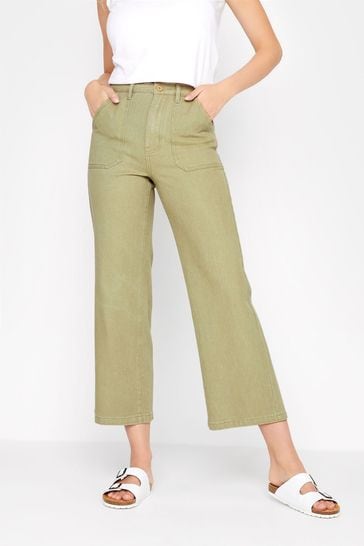 Buy Long Tall Sally Twill Wide Leg Crop 