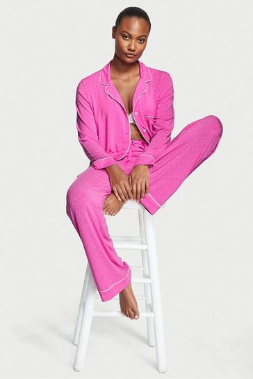 Victoria's Secret Pink Dot Modal Long Pyjamas