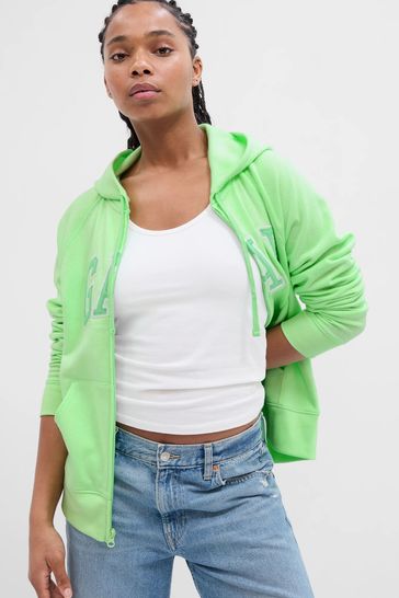 Buy Gap Logo Zip Up Hoodie from the Laura Ashley online shop