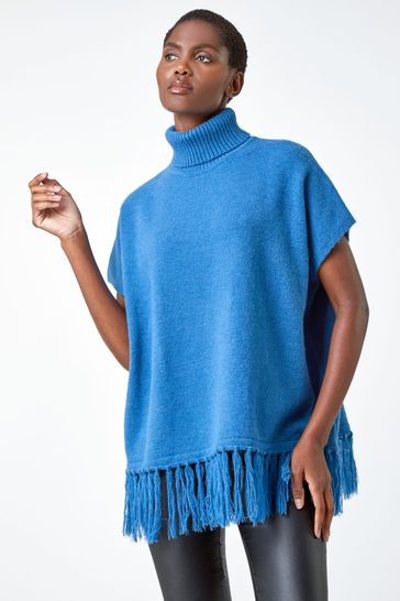 Roll neck best sale cut out jumper
