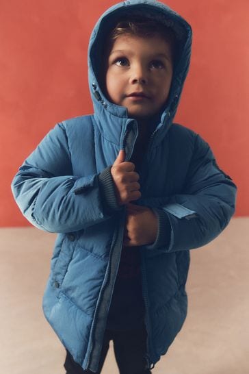Borg hooded coat clearance