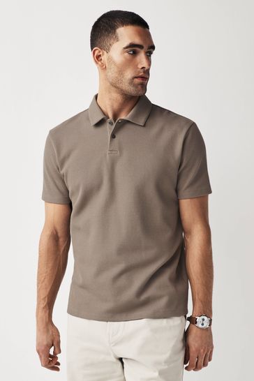 Light brown polo shirt discount