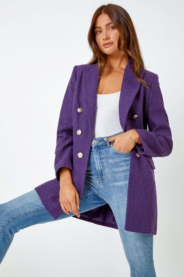 Longline boucle jacket new arrivals
