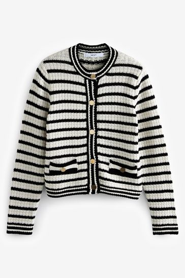 Buy Smart Button Up Knitted Cardigan from Next