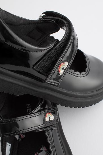 Rainbow black shoes online