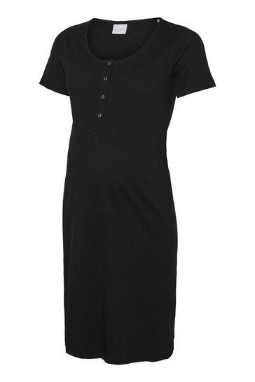 Buy Mamalicious Maternity Button Front Comfort Night Dress With