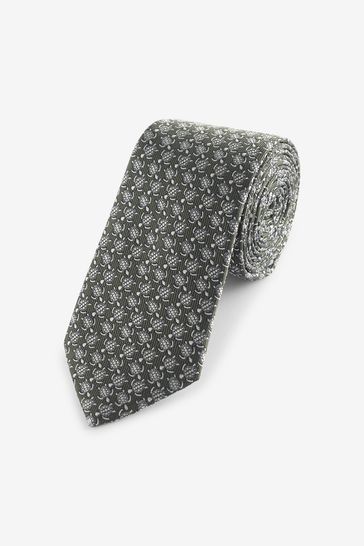 Green Turtle Pattern Tie