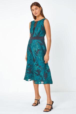 Roman jacquard dress cheap