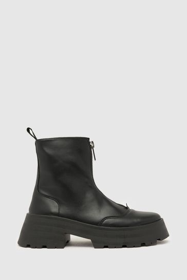 Black ankle boots schuh 2025