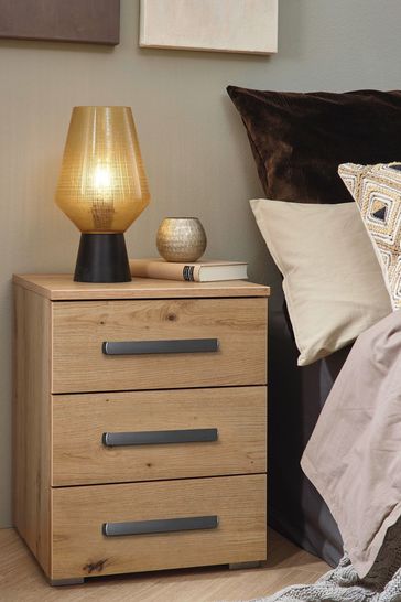 Buy Rauch Amodi 40cm Bedside Table 3 Drawers from the Laura Ashley