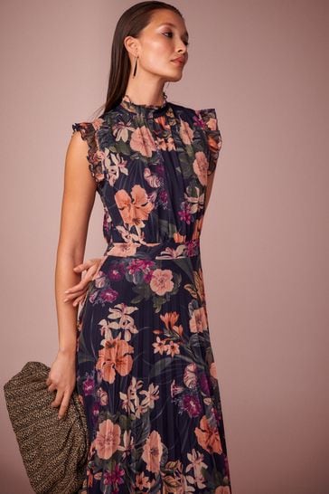 Mesh flower dress clearance