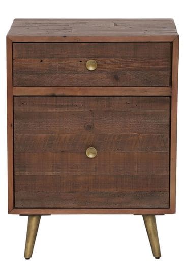 Barker and Stonehouse Brown Modi Reclaimed Wood Filing Cabinet