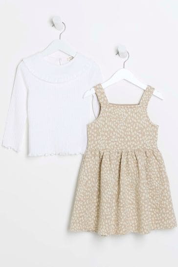 Leopard print hot sale pinny dress