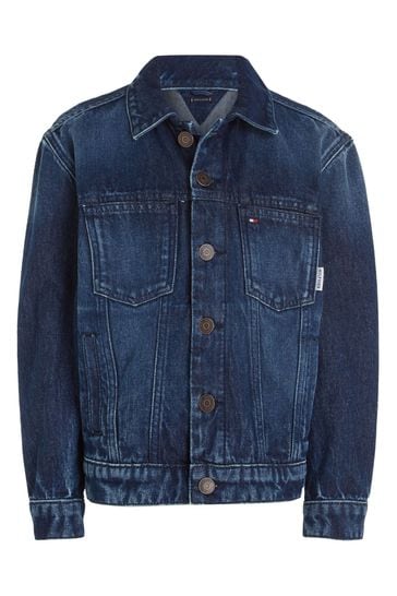 Tommy hilfiger boys denim jacket discount