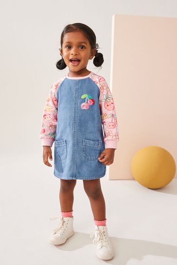 Rainbow overall dress top