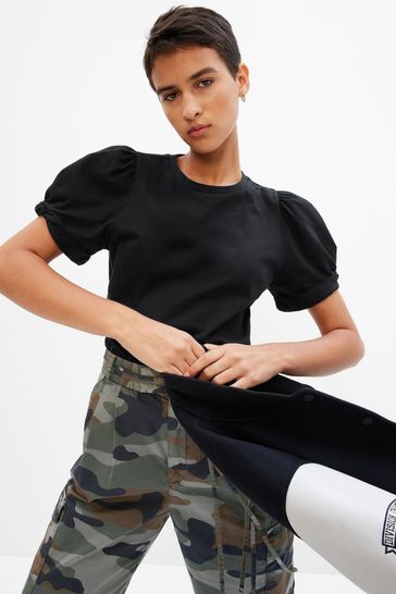 Gap puff sleeve t shirt Clearance