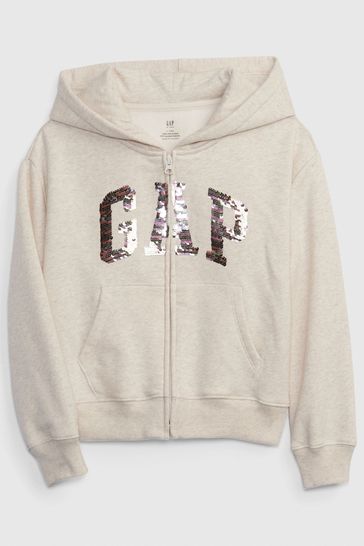Buy Gap Logo Flippy Sequin Hoodie from 